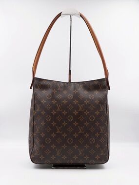 Louis Vuitton Brown Monogram Canvas Shoulder Bag